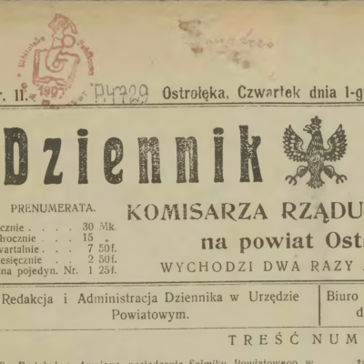 Skan z gazety Mazowiecka Biblioteka Cyfrowa